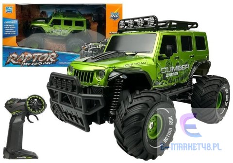 Auto Zdalnie Sterowane R/C Jeep Zielony 2.4G