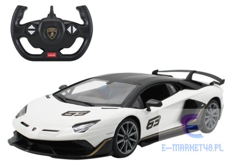 Auto R/C Lamborghini Aventador Rastar 1:14 Biały