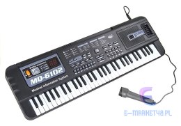 Keyboard MQ-6102 61 Klawiszy Mikrofon Do Nauki