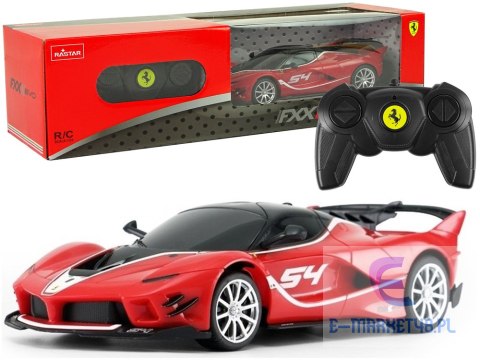 Auto R/C Ferrari Rastar 1:24 Czerwone na pilota