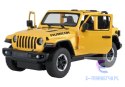 Auto R/C Jeep Wrangler Rubicon 1:14 Rastar Żółty