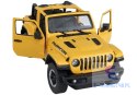 Auto R/C Jeep Wrangler Rubicon 1:14 Rastar Żółty