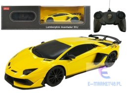 Auto R/C Lamborghini Aventador Rastar 1:24 Żółty