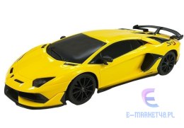 Auto R/C Lamborghini Aventador Rastar 1:24 Żółty