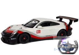 Auto R/C Porsche 911 GT3 CUP Rastar 1:14 Białe na pilota