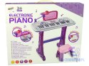 Elektryczne Pianino Keyboard Dla Dzieci Różowy Nuty USB