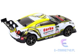 Auto Sportowe RC 1:16 Drift Wymienne Koła Biało-Żółte