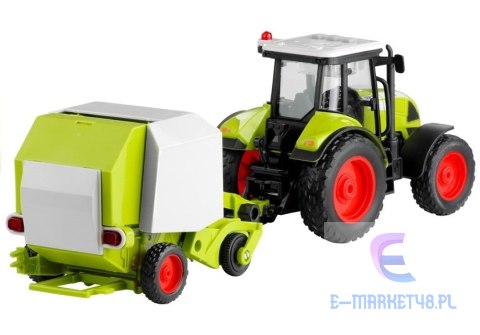 Traktor z Prasą Rolującą Do Belowania Gra 37,5 cm