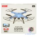 Dron RC Syma X5HW kamera FPV WiFi 2,4GHz niebieski