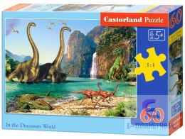 Puzzle układanka 60el. Świat dinozaurów 5+ CASTORLAND