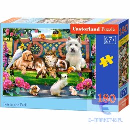 Puzzle układanka 180 elementów Zwierzęta w parku 7+ CASTORLAND