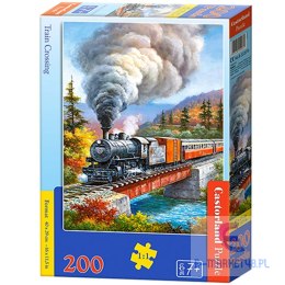 Puzzle układanka 200 elementów Pociąg 7+ CASTORLAND