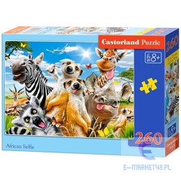 Puzzle układanka 260 elementów Afrykańskie zwierzęta 8+ CASTORLAND