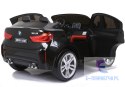 Auto Na Akumulator BMW X6M Czarne Dwuosobowy Fotel