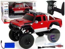 Auto Off- Road R/C 2.4G Climbing Car 1:8 Czerwony 4x4