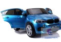 Auto Na Akumulator BMW X6M Niebieskie Lakierowane