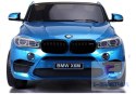 Auto Na Akumulator BMW X6M Niebieskie Lakierowane