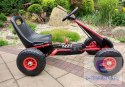 Gokart Czerwony A-15 Pompowane Koła