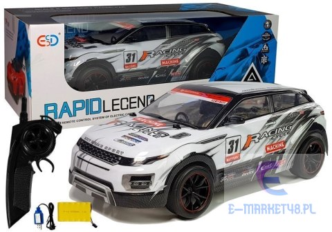 Auto Zdalnie Sterowane R/C Terenowe Białe 1:10