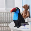 Plush Toucan Bird Plush Toy Mascot Cuddly Toy Blue 35cm