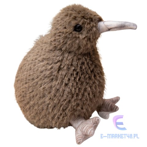 Pluszowy Ptak Kiwi Pluszak Maskotka Przytulanka Ciemnobrązowy 21cm