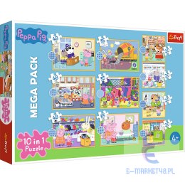 Puzzle - 10w1 - Poznaj Świnkę Peppę / Peppa Pig 90383