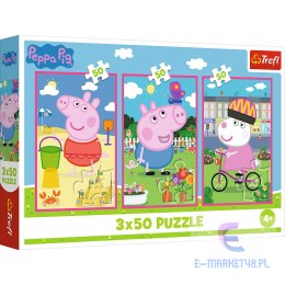 Puzzle - 3x50 - Siła przyjaźni / Peppa PigMix 70% 34877