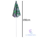 Parasol ogrodowy plażowy regulowany 150cm łamany liście